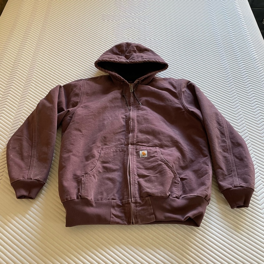 Lilac/purple Carhartt heavy duty coat